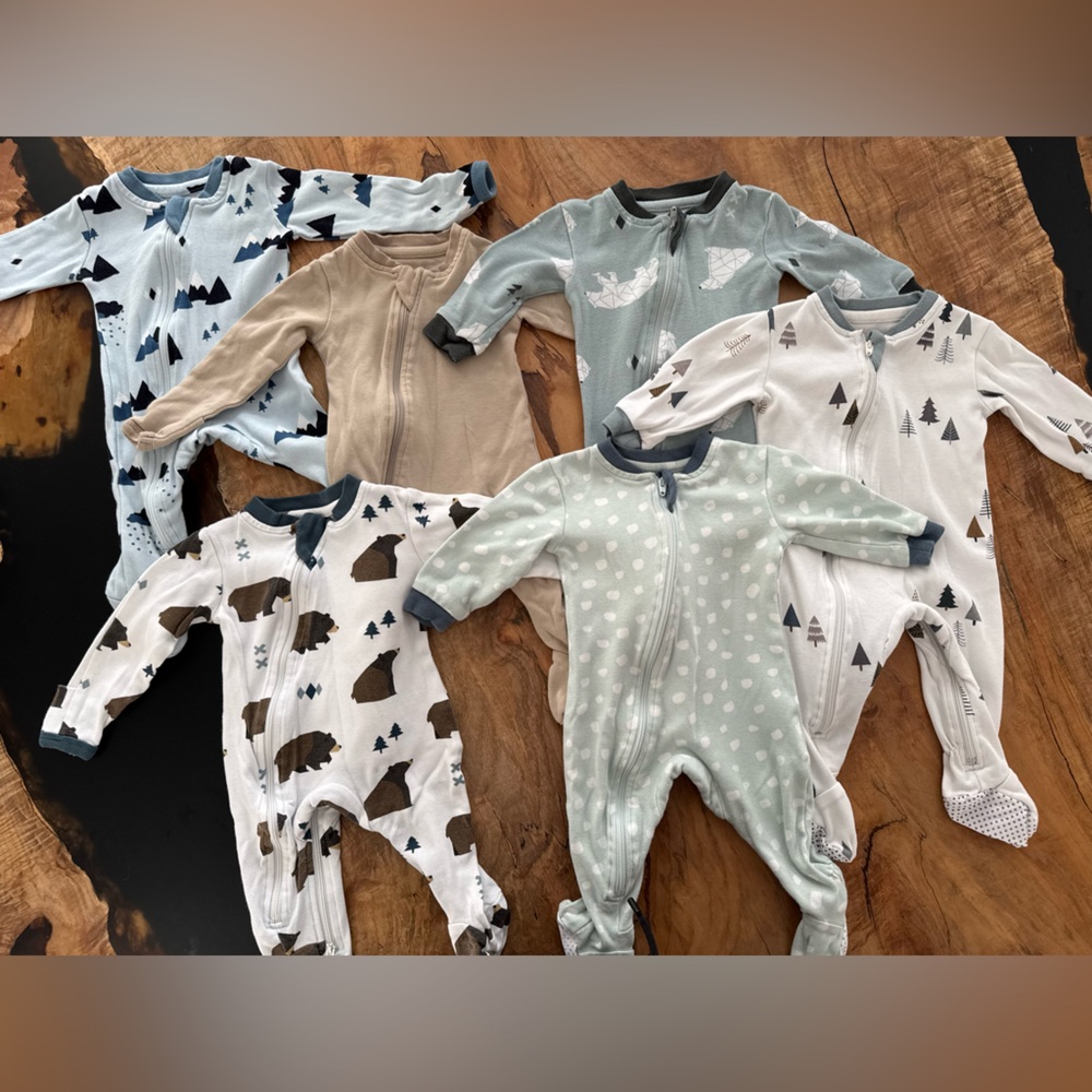 Set / Lot of Zippy Jamz Sleepers / Onesies